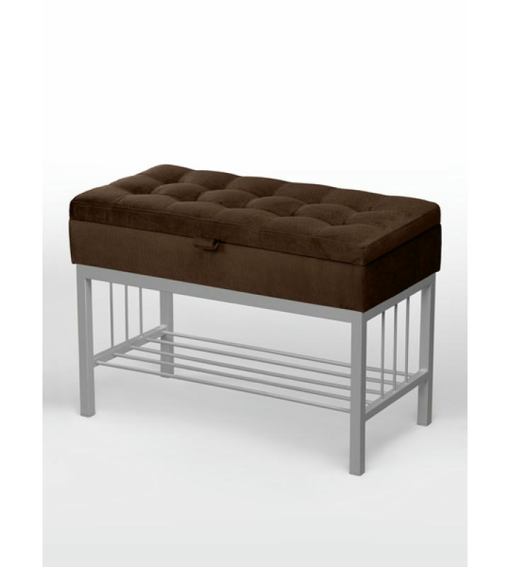 Банкетка Н-76 (серый/коричневый)