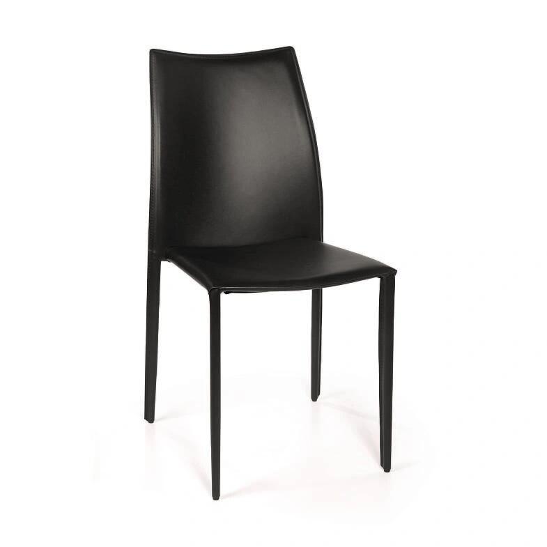 Стул Рольф, кожа черный