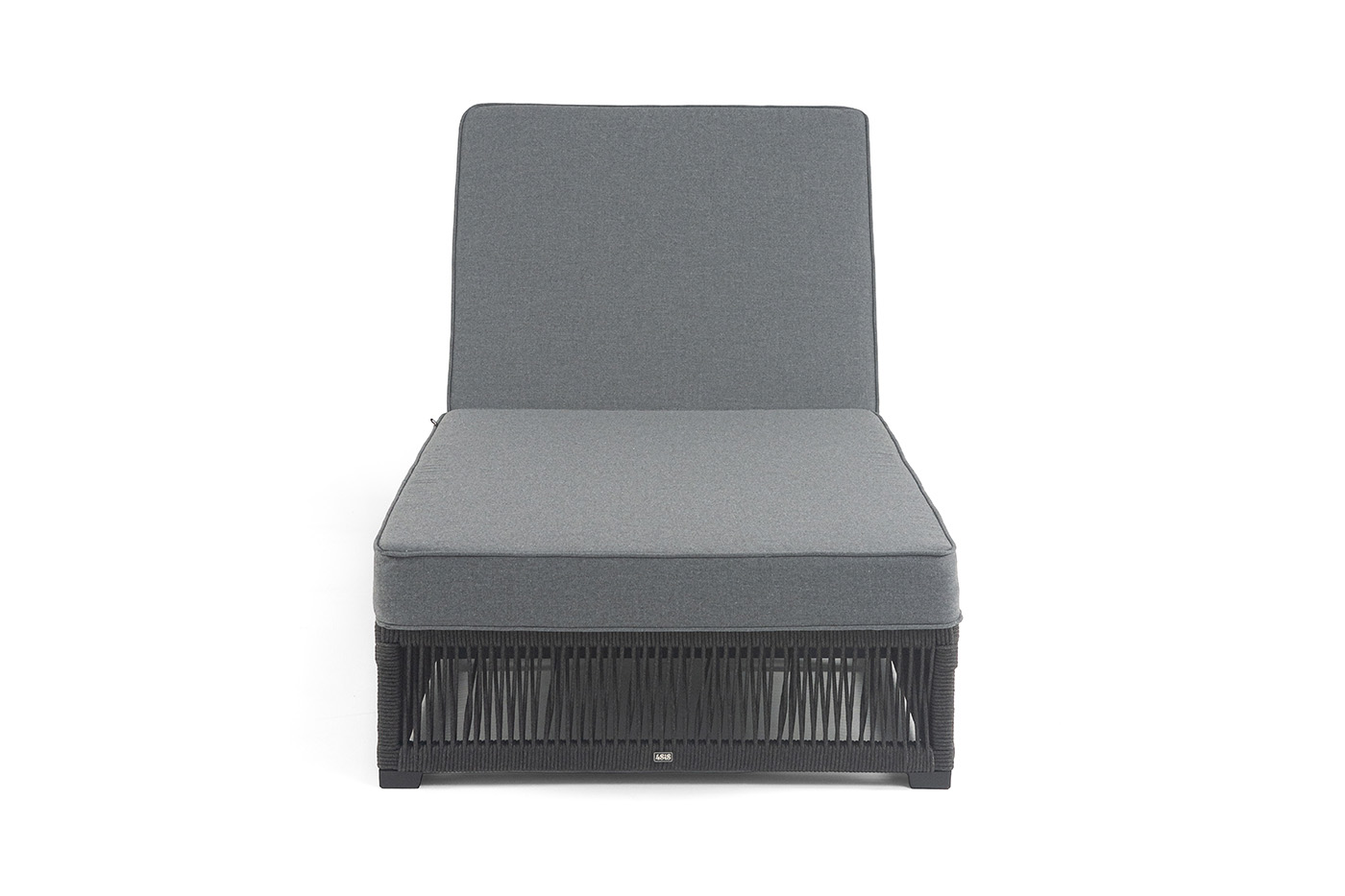 "Ривьера" шезлонг плетеный из роупа