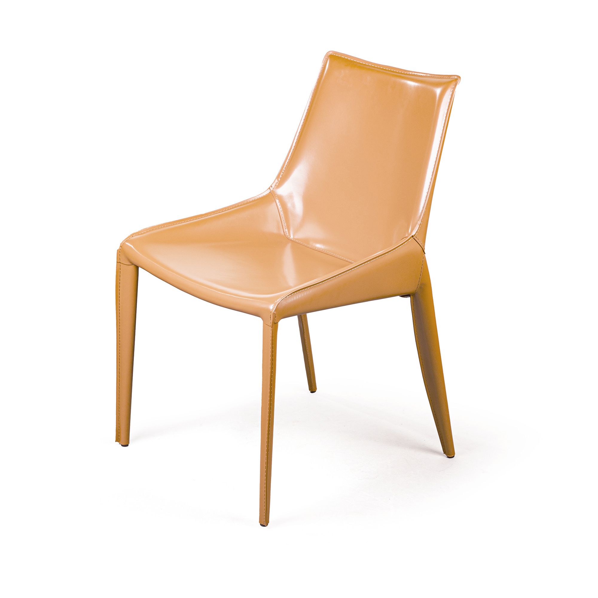 Стул Дэвид, кожа camel