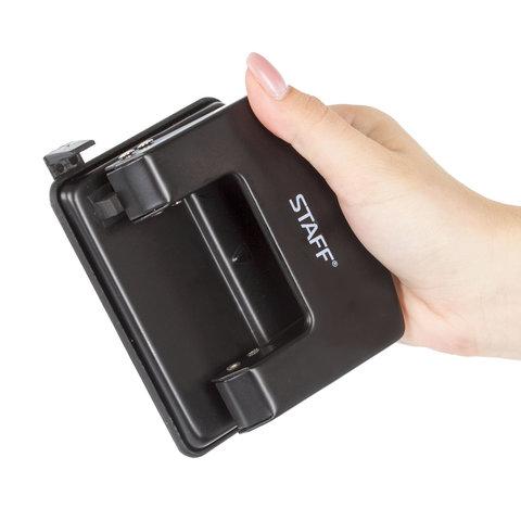 Дырокол STAFF, металлический средний, до 20 листов, черный, 224649 цена 257 ₽ Дырокол STAFF, металлический средний, до 20 листов, черный, 224649