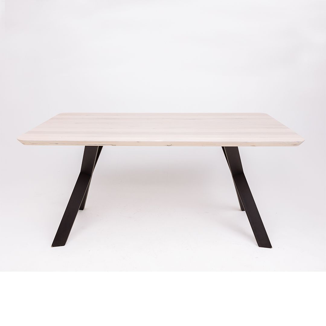 Стол Катмай, дуб беленый, массив