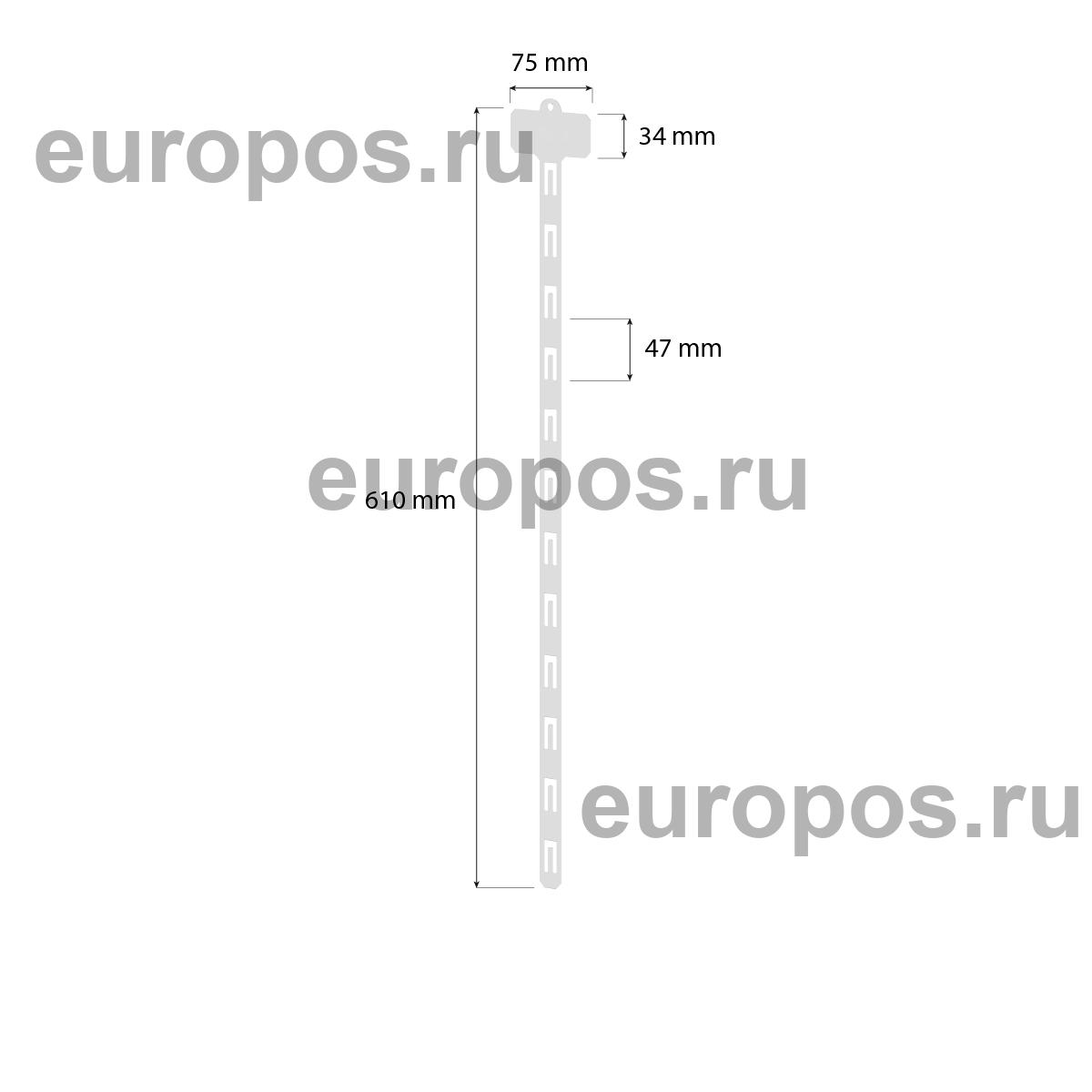 Лента подвесная пластиковая CLIP STRIP-TR-01