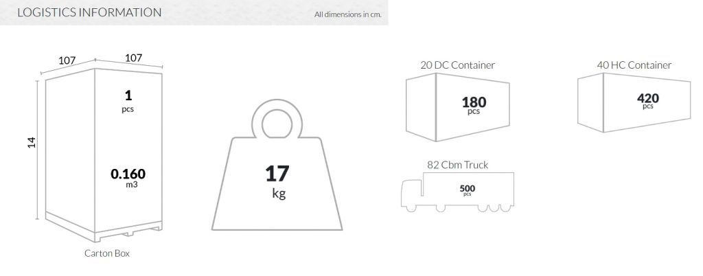 Стол пластиковый Sky Table Ø105 белый