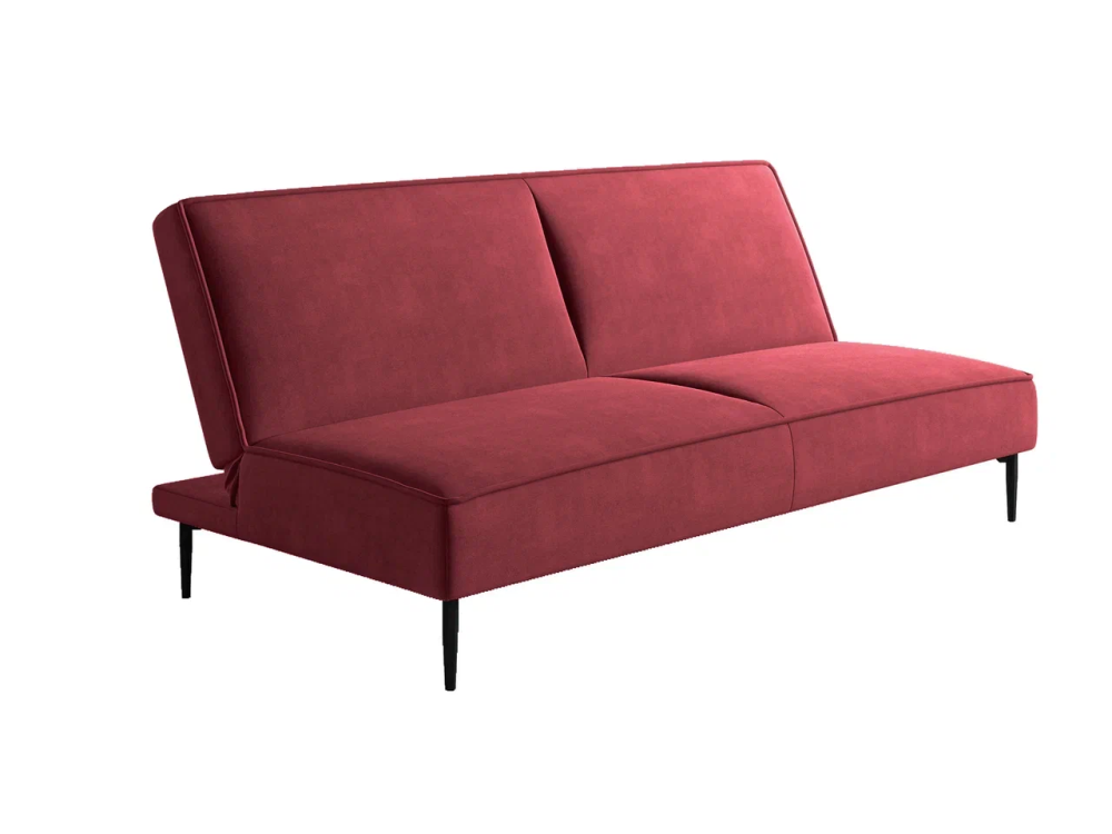 Este диван-кровать трехместный, прямой, без подлокотников, бархат бородовый16, купить за 41 810 ₽