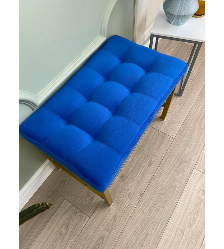 Банкетка Сканди-60 (синий/золото)