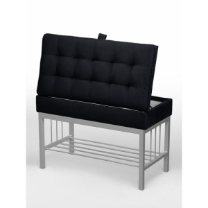 Банкетка Н-76 (серый/черный)