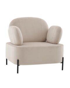 Кресло Кэнди велюр бежевый