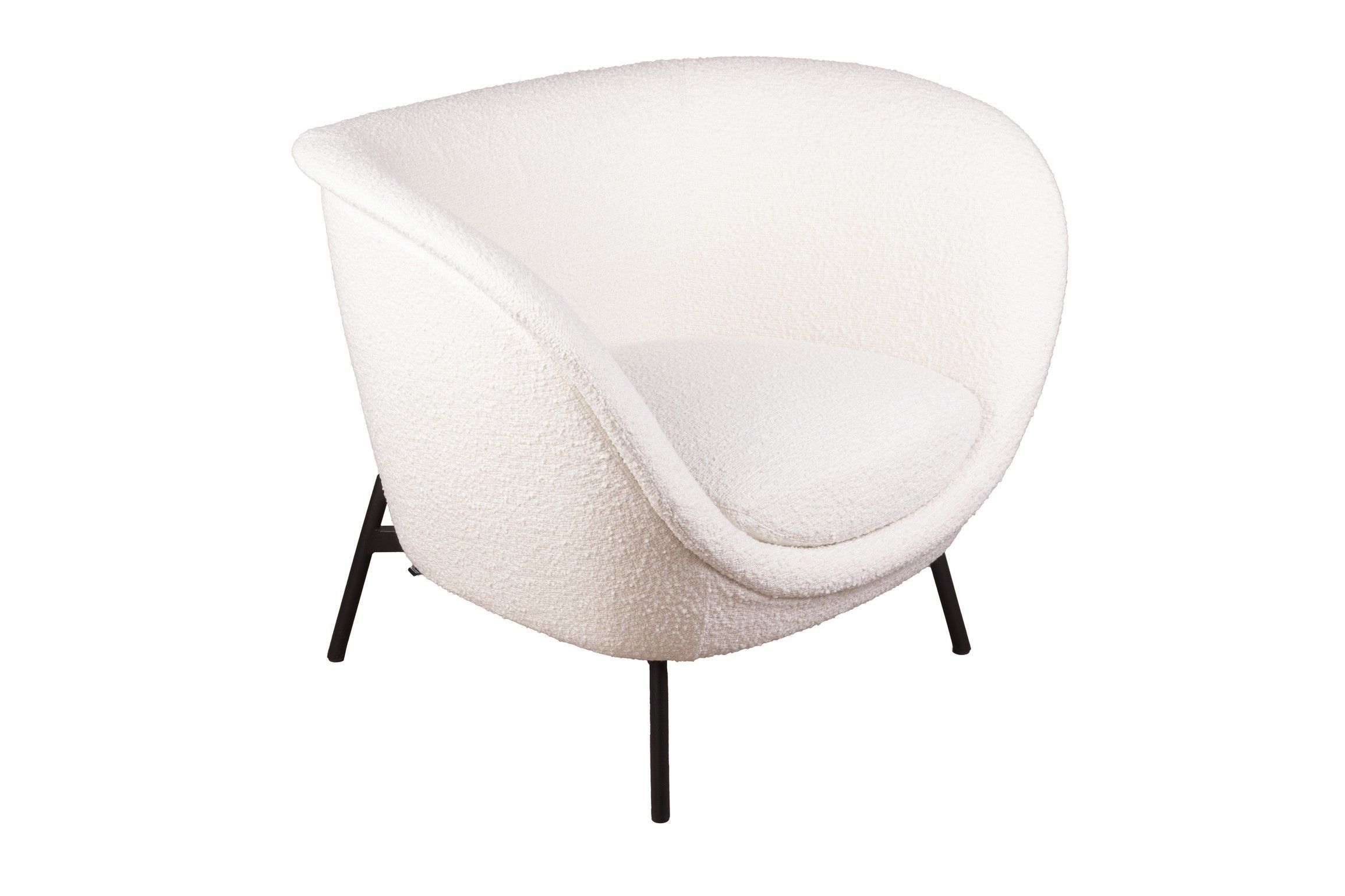 Лаунж кресло COUTURE букле светлый