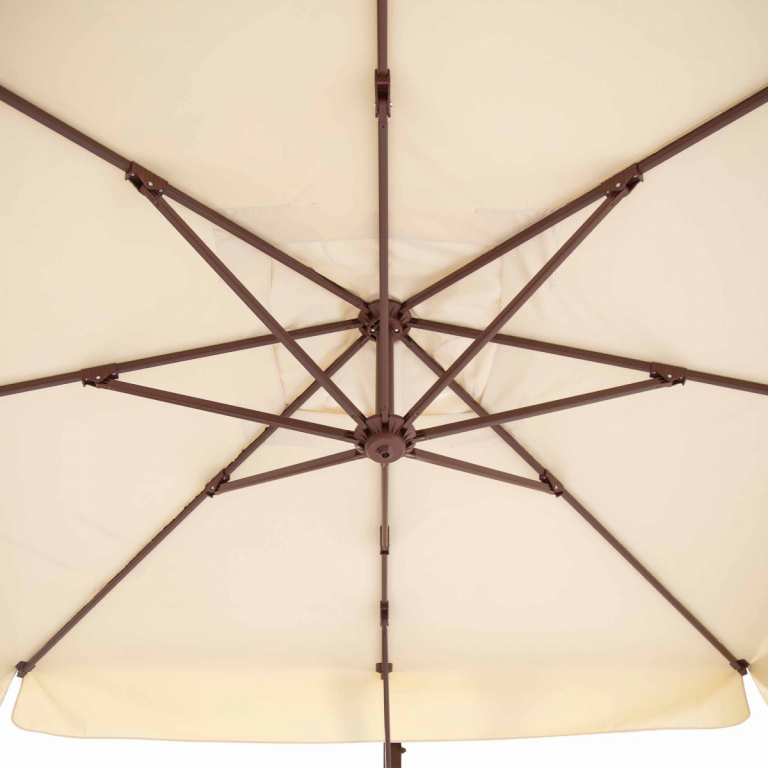 Зонт профессиональный 3х3 м Banana коричневый, натуральный