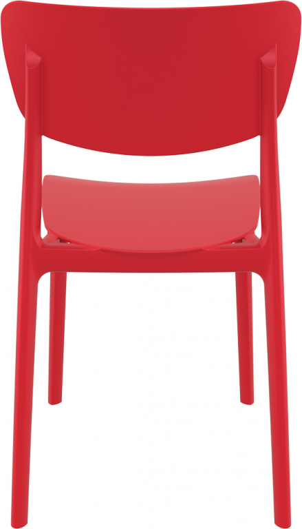 Стул пластиковый Monna красный