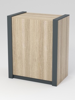 Прилавок "Модерн" №1, Дуб Сонома и Темно-Серый