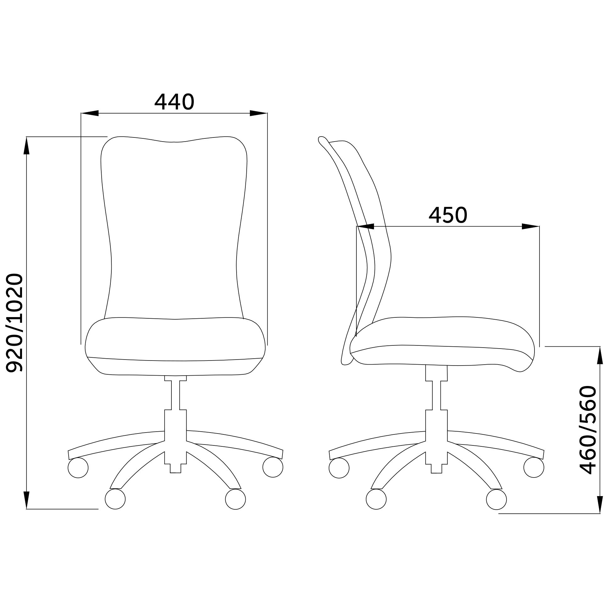 Кресло поворотное Artur, синий, сетка