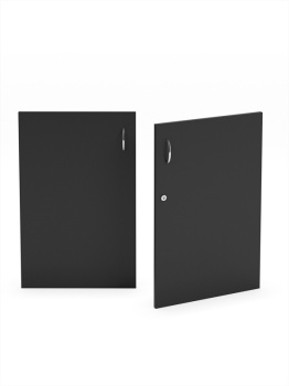 Комплект дверок для прилавка "ЭКОНОМ" шириной 900мм, Черный