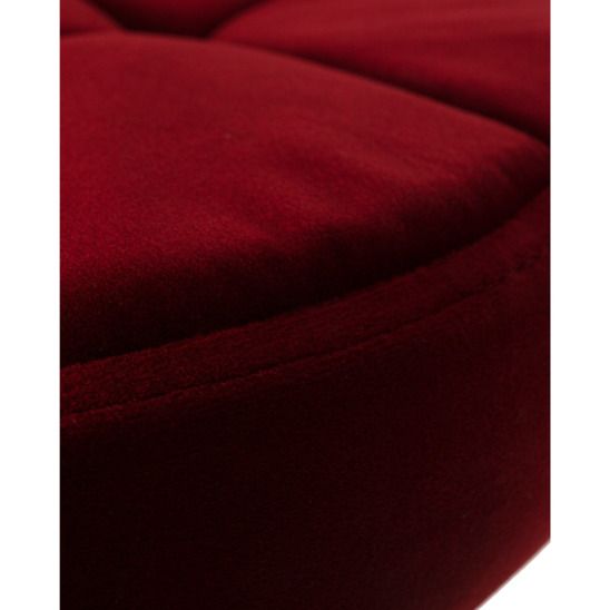 Барный табурет Кавагучи, велюр бордо