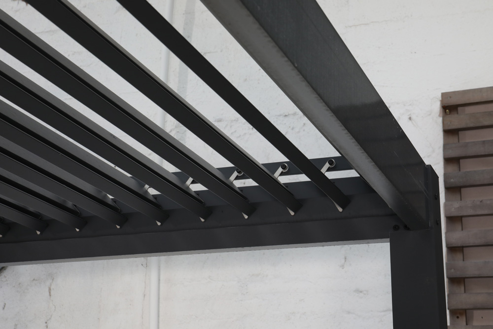 Пергола моторизованная 3х4 м Pergola 150 Series темно-серый