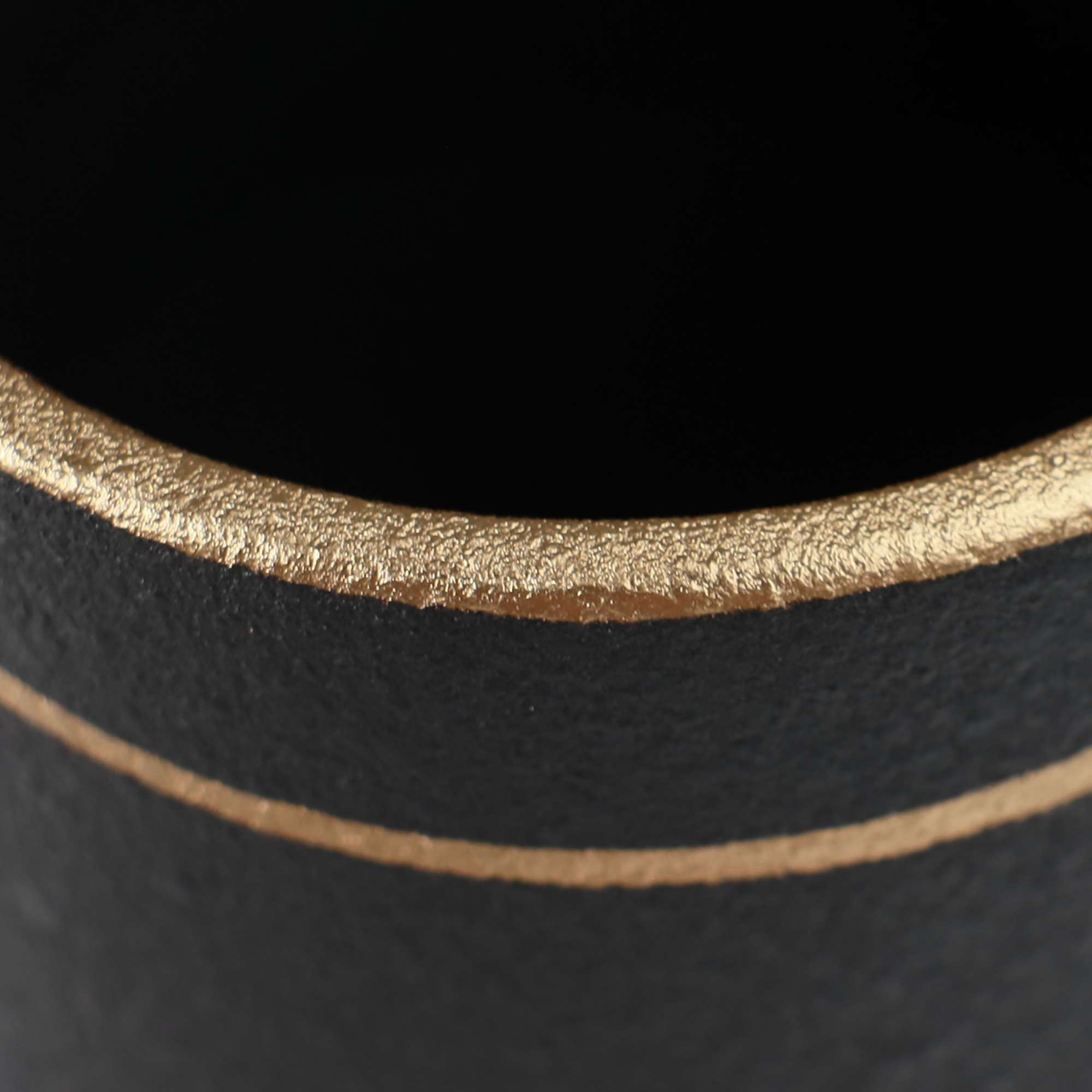 Ваза керамическая STORM, черный, 12*12*24,5см