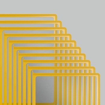 Панель для демосистемы желтая формат А4 (10шт.)цвет Желтый