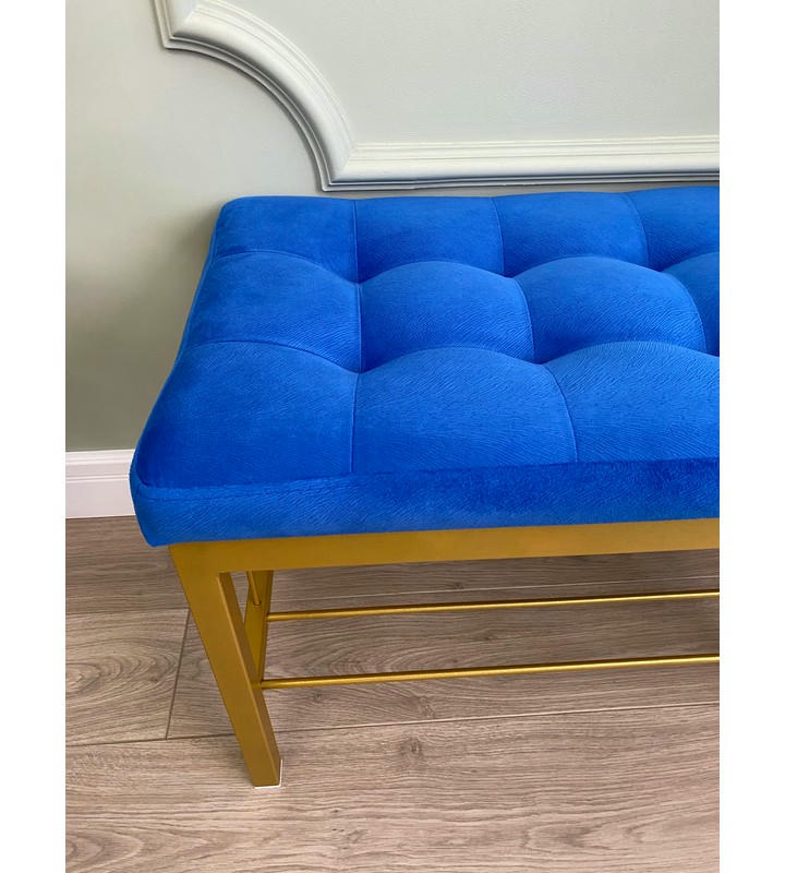 Банкетка Сканди-60 (синий/золото)