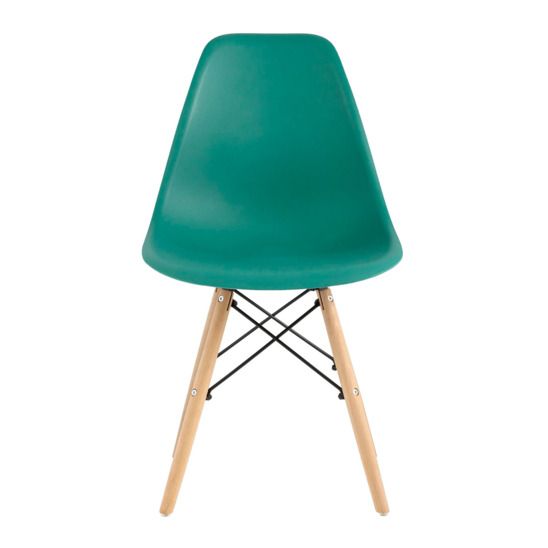 Стул Eames DSW серо-зеленый