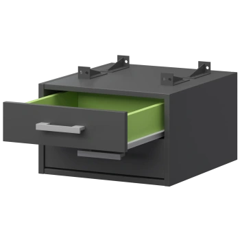 Тумба подвесная для столов на м/каркасе Арго-М АМТ2-02.60 Антрацит/Антрацит