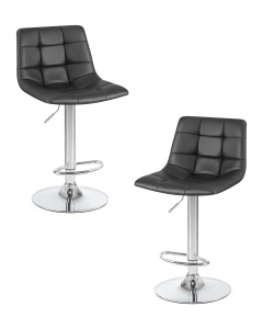 Набор 2 шт Стул барный DOBRIN TAILOR, чёрный