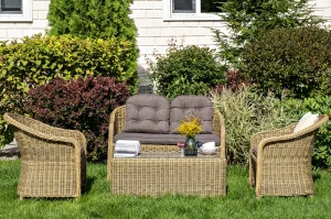 "Равенна" лаунж-зона из искусственного ротанга