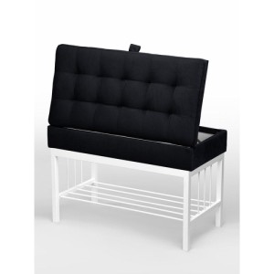 Банкетка Н-76 (белый/черный)