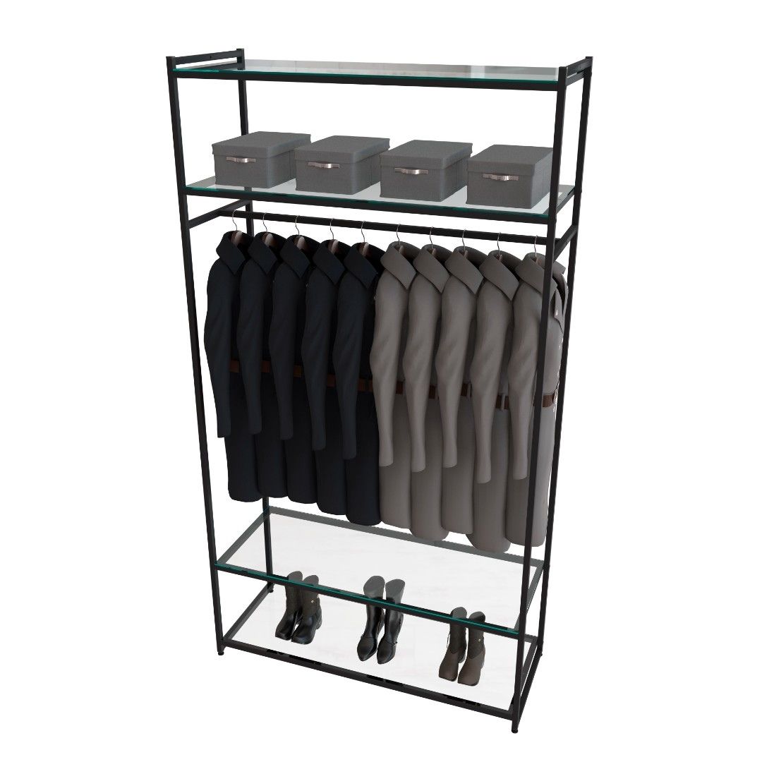 Стеллаж для одежды в стиле Лофт A22120-15