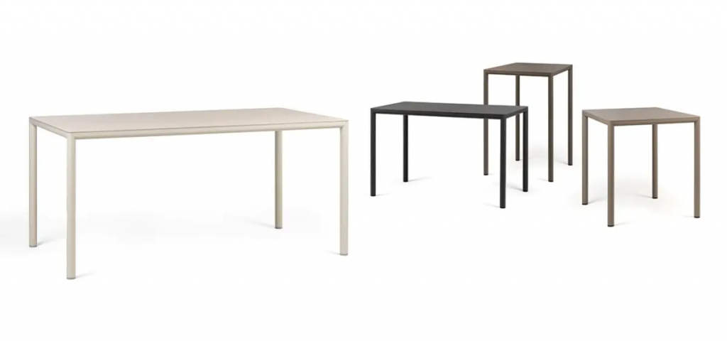 Стол обеденный ламинированный Piave 120х70 антрацит