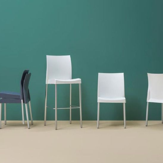 Кресло пластиковое Итинос, слоновая кость