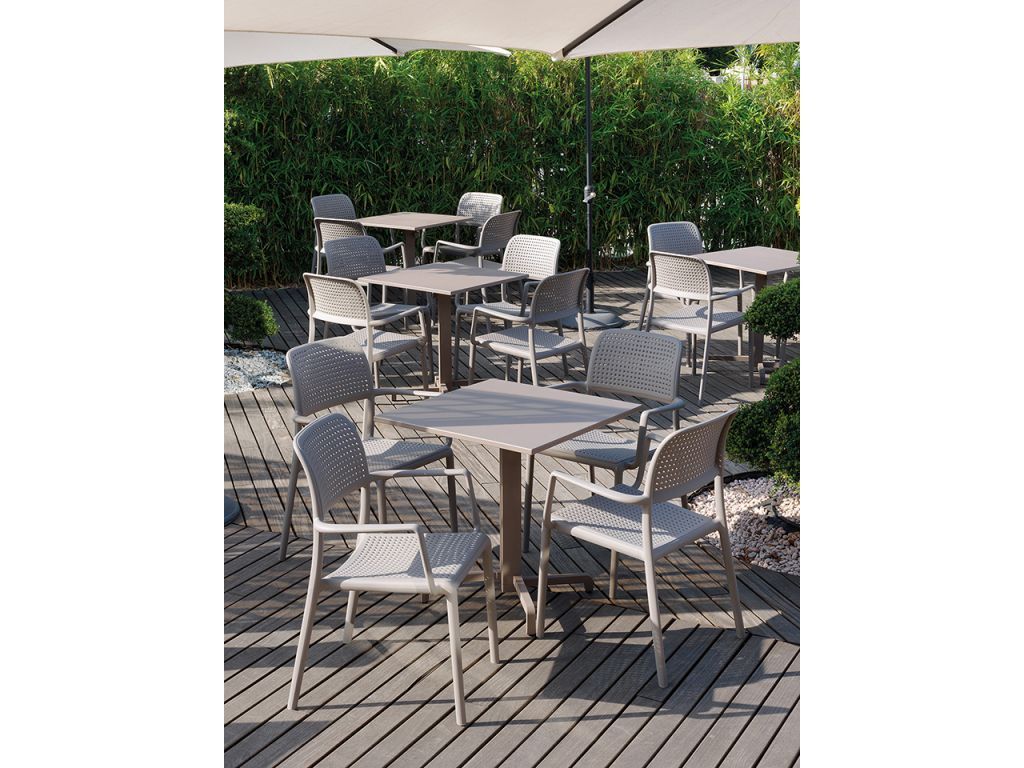 Кресло пластиковое Bora тортора