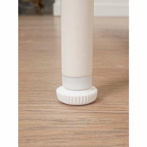 Стеллаж на металлокаркасе "Валенсия-25", 655х300х1555 мм, 5 полок, белый, СТВ25 Б