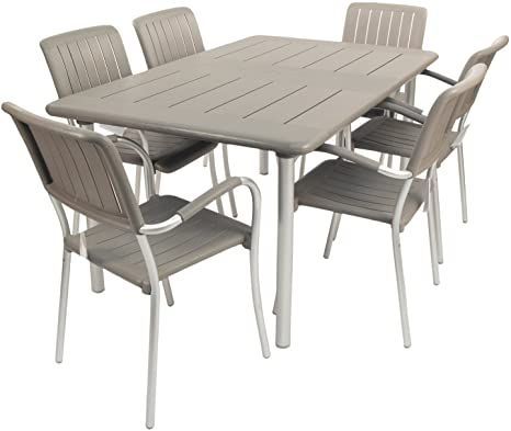 Кресло пластиковое Musa тортора, серый