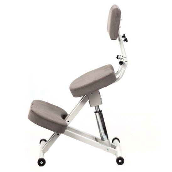 Стул коленный Prostool, светло-серый, ткань цена 15 190 ₽ Стул коленный Prostool, светло-серый, ткань