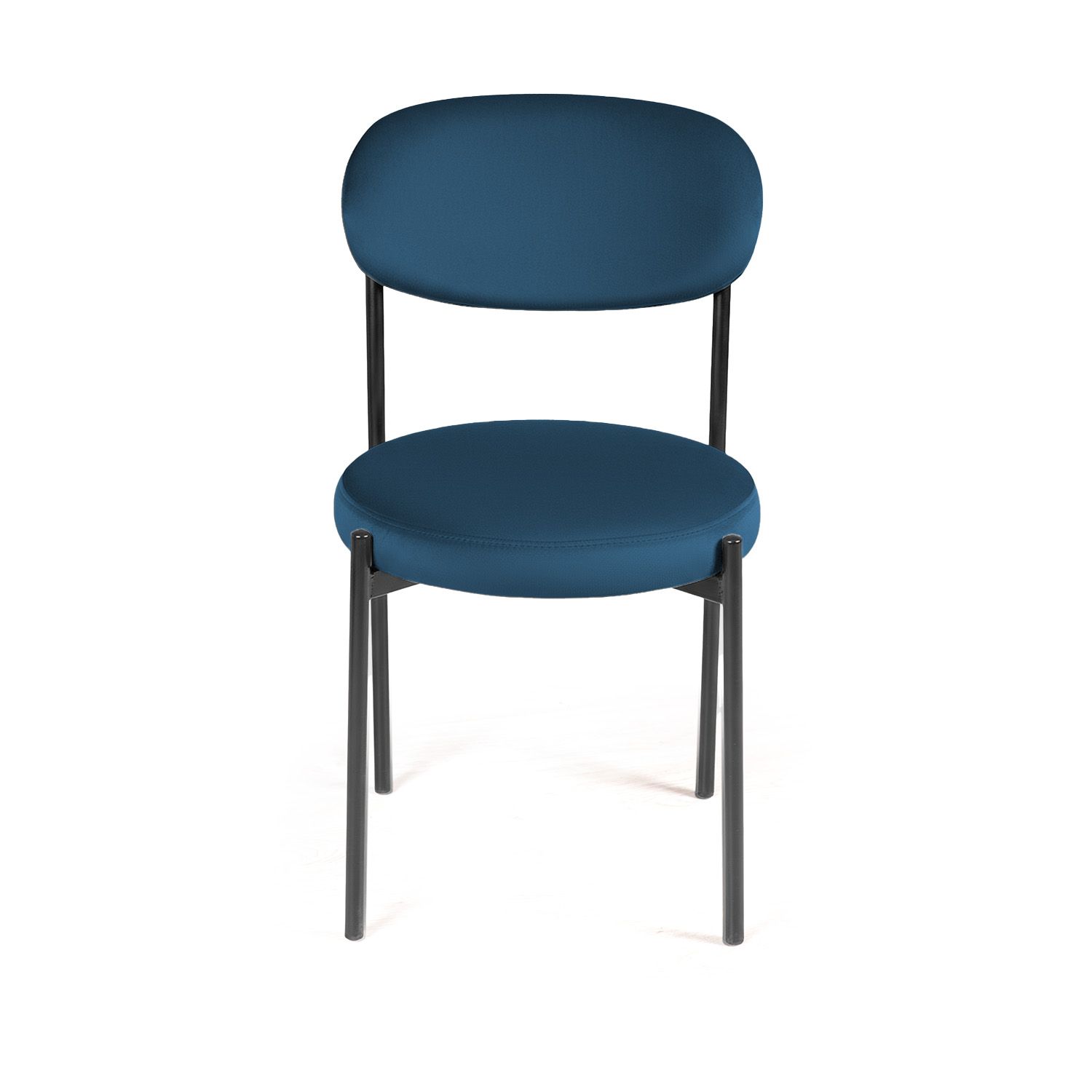 Стул Мейсон, бархат синий 29