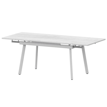 Стол раздвижной Гранд Обеденные столы в пластике Гранд 1200+300+300 (Н-3778) Фрост/Белый муар