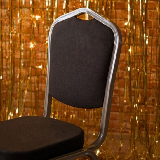 Стул Хит 25мм - бронза, шенилл коричневый