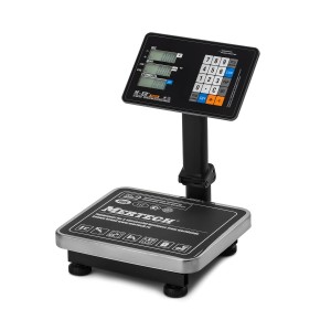 Торговые напольные весы M-ER 333 ACPU-60.20 с расч. стоимости LCD