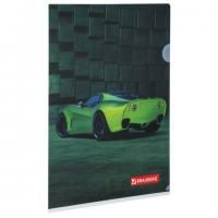 Папка-уголок BRAUBERG "SPORT CAR", А4, 150 мкм, цветная печать, 228044