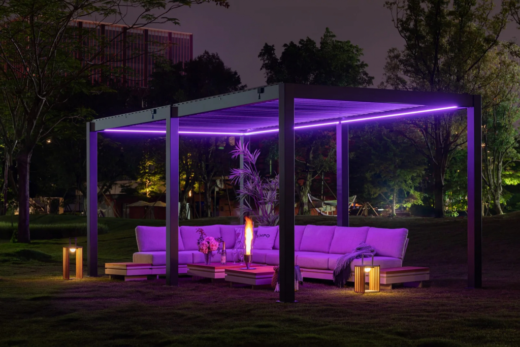 Пергола металлическая 3х6 м Astrol Pergola темно-серый