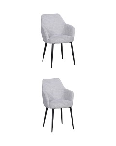 Стул обеденный Katys светло-серый рогожка 2 шт.