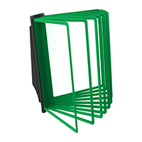 АККОРД-01.А4Bk.Gn Демосистема настенная черная 10 зеленых панелей А4