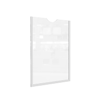 ШОЛДЕР А4 Карман для информации самоклеющийся белый (10 штук)