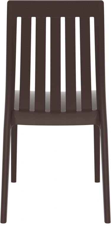 Стул пластиковый Soho коричневый
