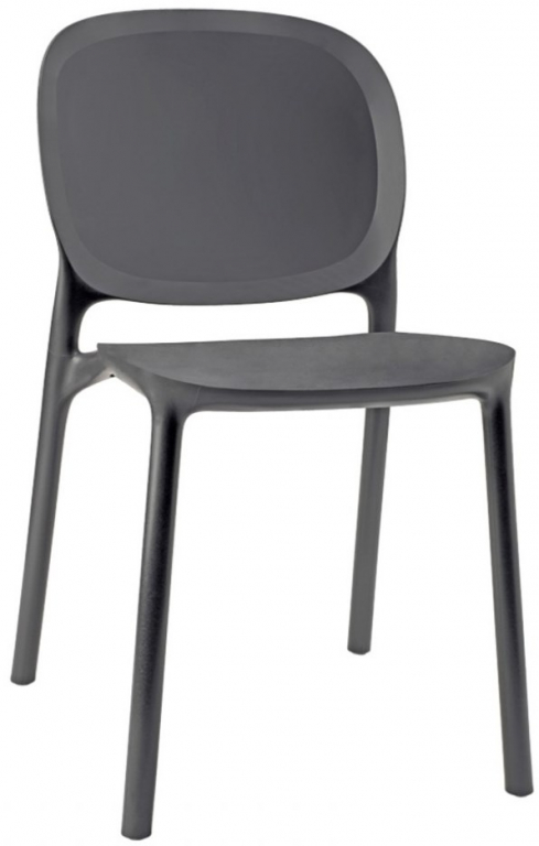 Стул пластиковый Hug Go Green антрацит