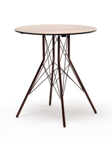 "Конте" интерьерный стол из HPL круглый Ø70см