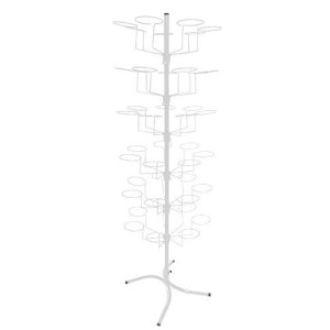 SHPK-42WH \ Стойка торговая, для шапок и кепок - 42шпк. (в2000, ш600мм)