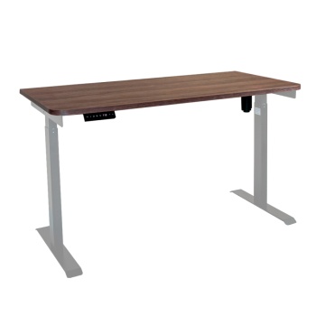 Стол с регулировкой высоты электрический LuxAlto LA-T33-E6 серый/дуб коричневый ЛДСП 120*70*2.5