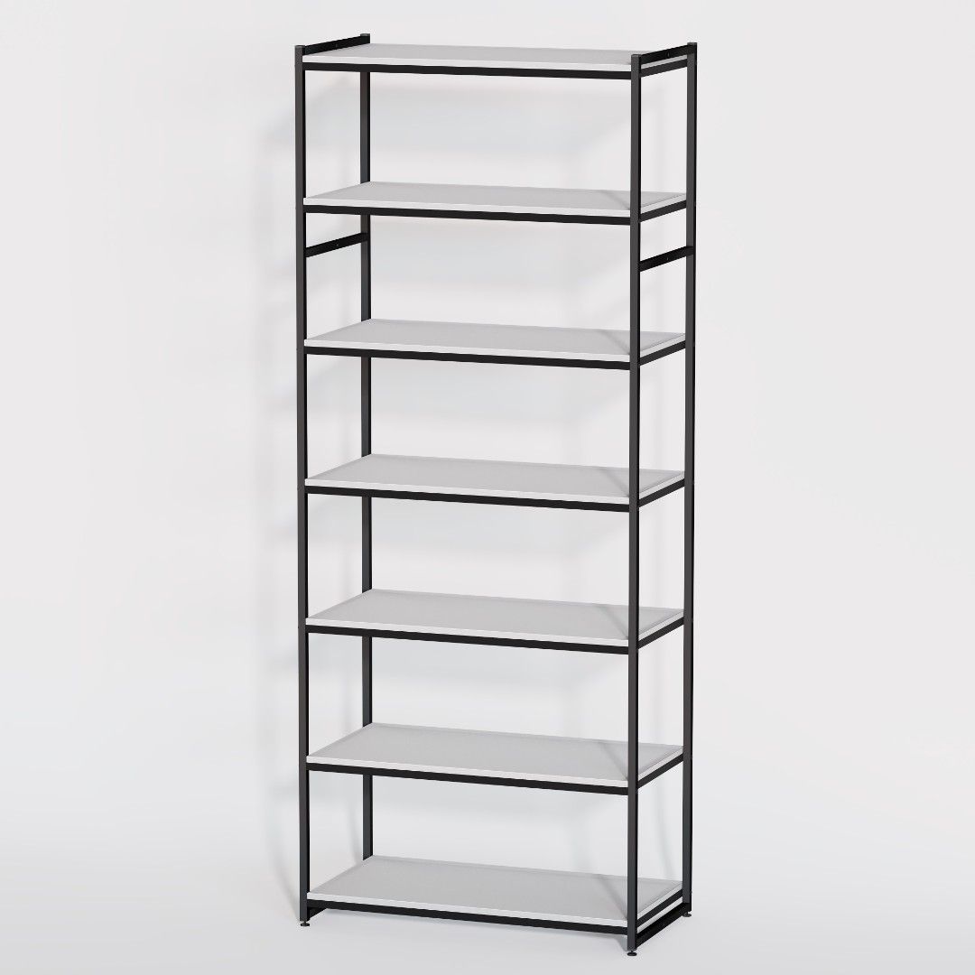 Стеллаж в стиле LOFT A2290-21-ЧБ 220х90х45